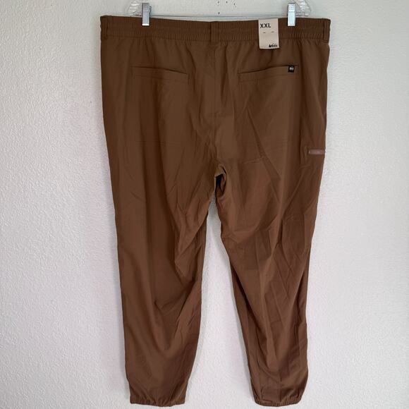 REI Trailmade Joggers Men XXL Trail Pant Hike Camp Casual Outdoor UPF 50 NEW 2XL - Picture 2 of 12